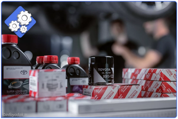 انواع لوازم یدکی تویوتا در بازار ایران
